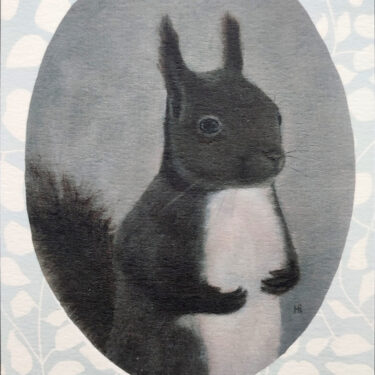 Postkarte Eichhörnchen